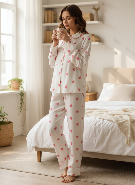 Pure Hearts Breezy Nightwear