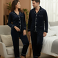Blue Velvet Couple Nightwear