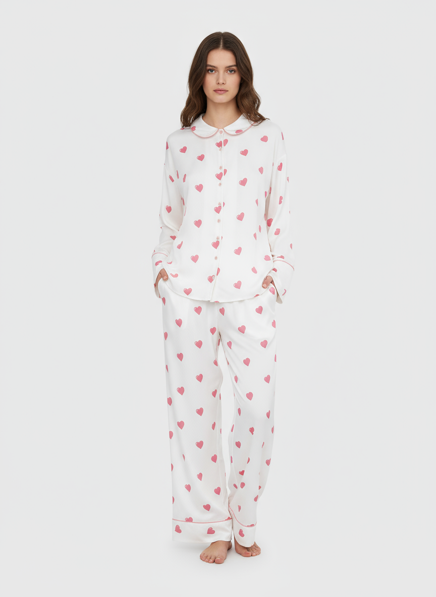 Pure Hearts Breezy Nightwear