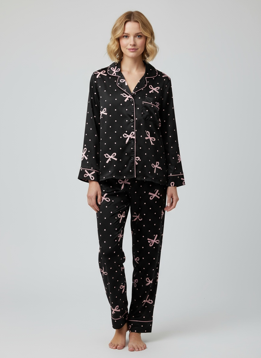Polka Bows Nightwear