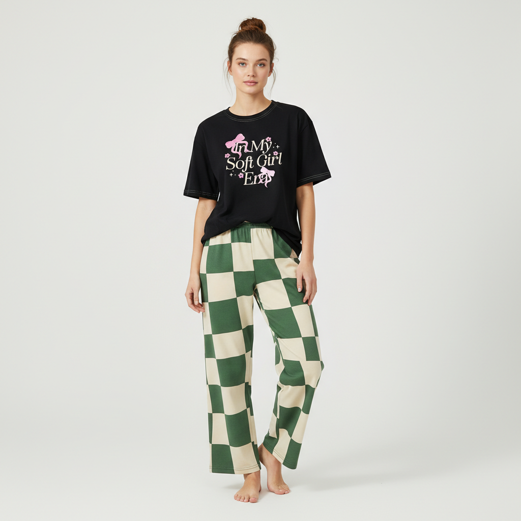 Soft Girl Era- Tshirt PJs by PC