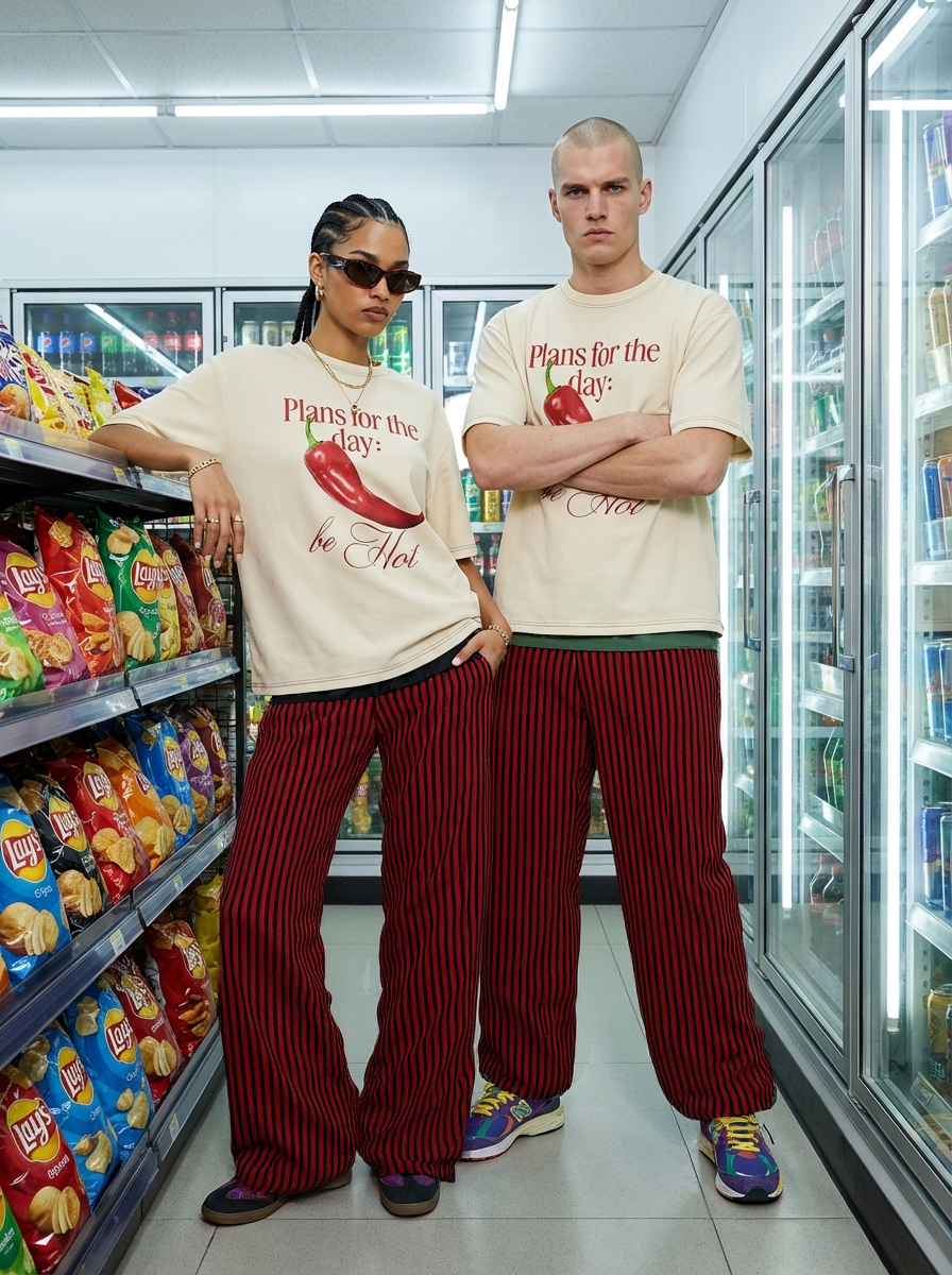 BE HOT - Tshirt PJs by PC