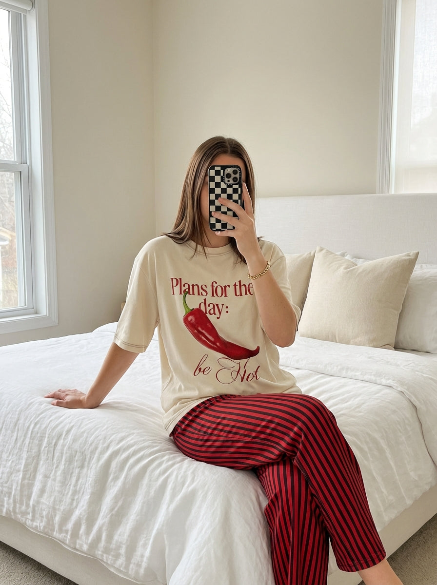 BE HOT - Tshirt PJs by PC