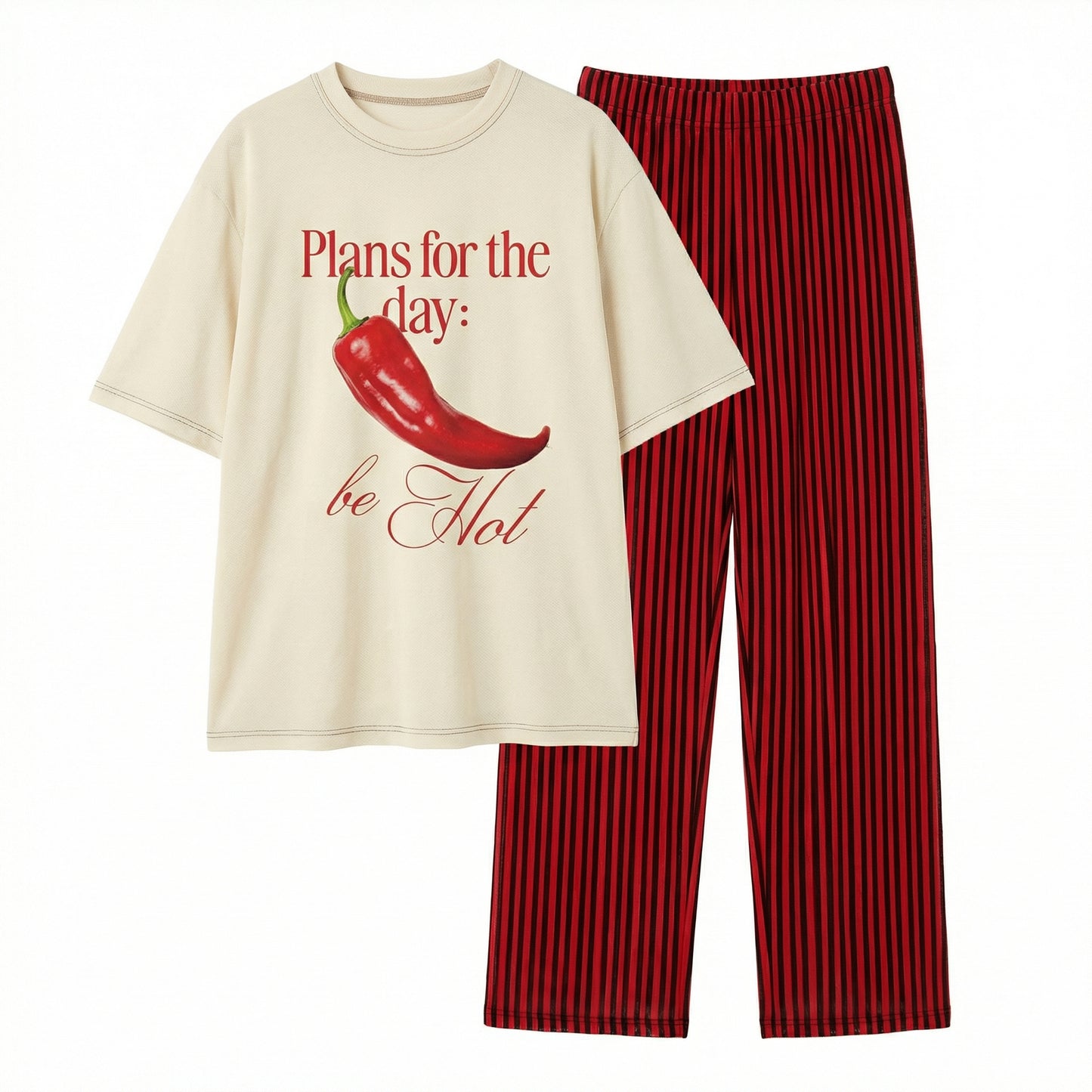 BE HOT - Tshirt PJs by PC