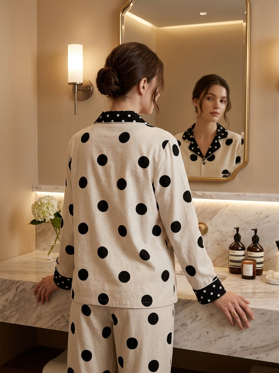 Silly Sicily Polkas Nightwear (White)