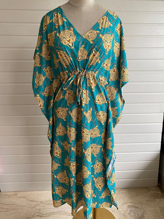 Tiger Green| The Zoey Collection | Printed Kaftan