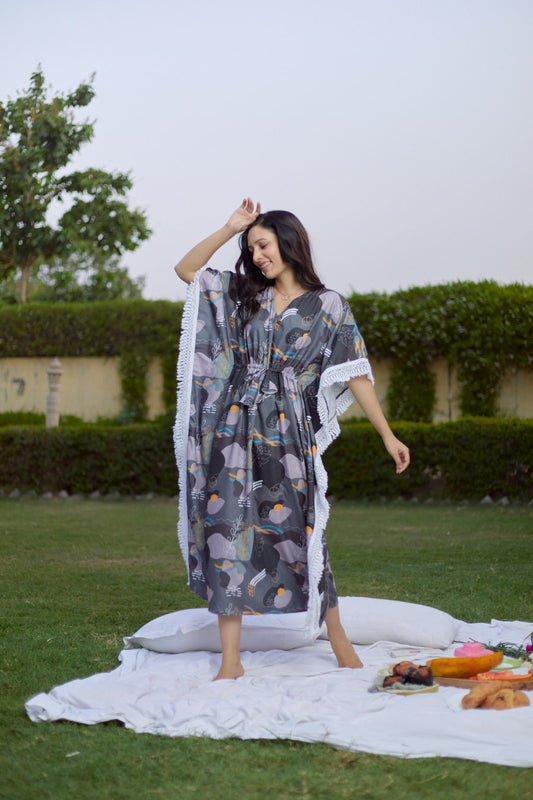 Into The Wilderness | The Zoey Collection | Printed Kaftan