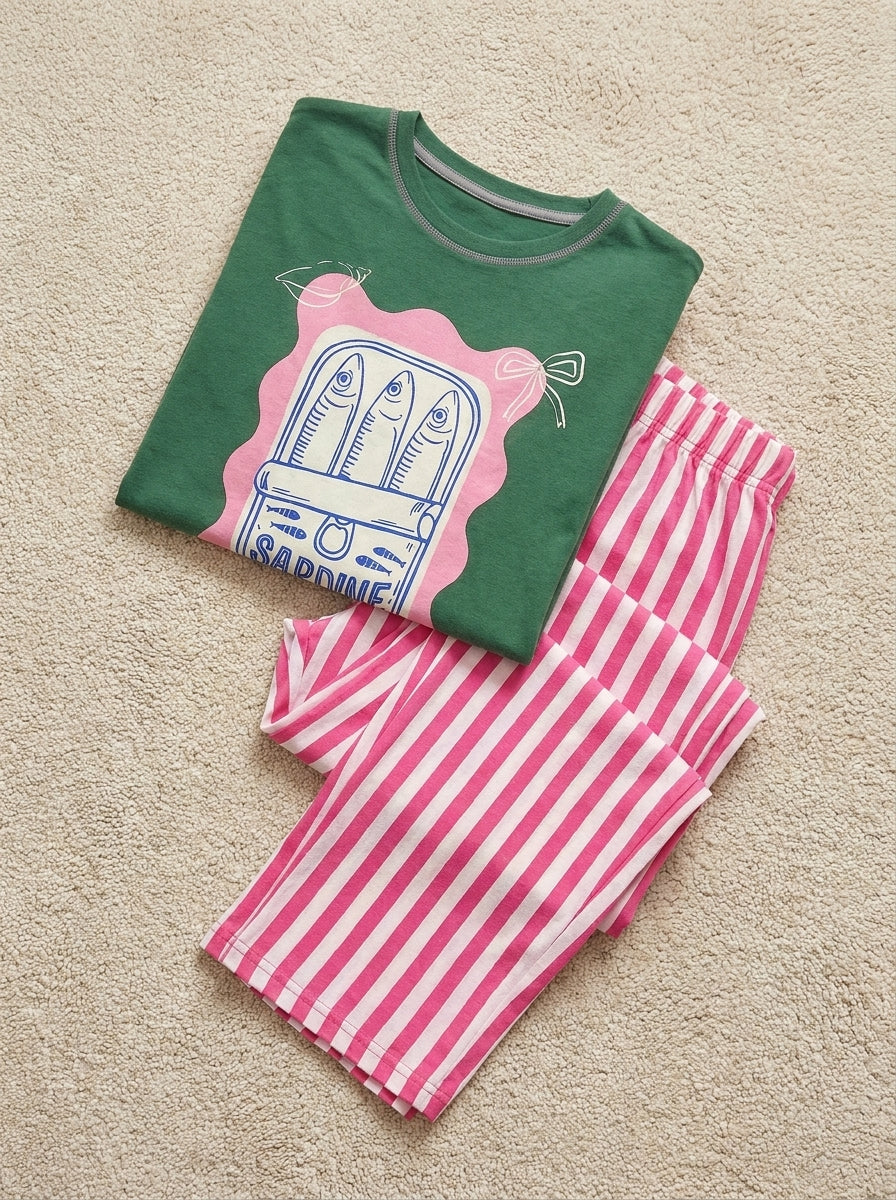 Sardines - Tshirt PJs by PC