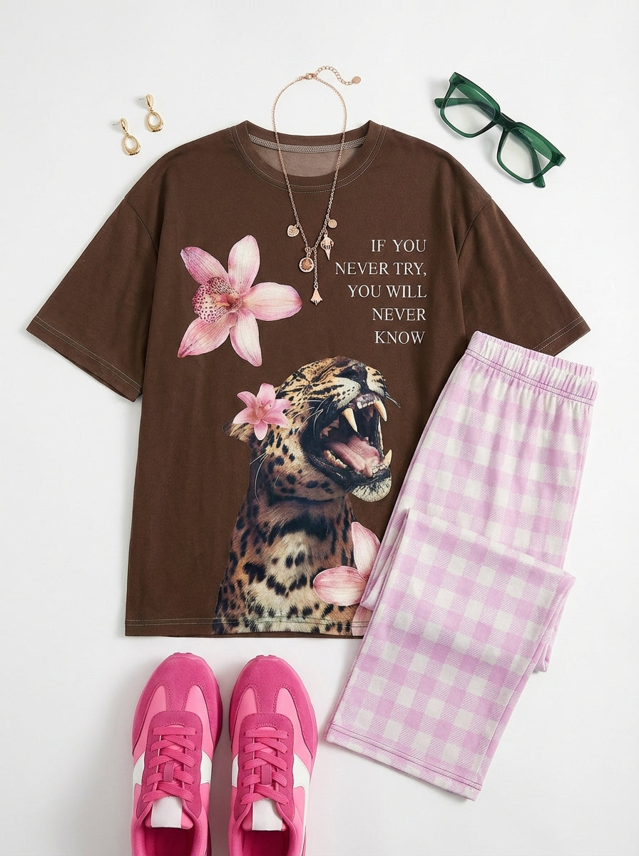 Tigress - Tshirt PJs by PC