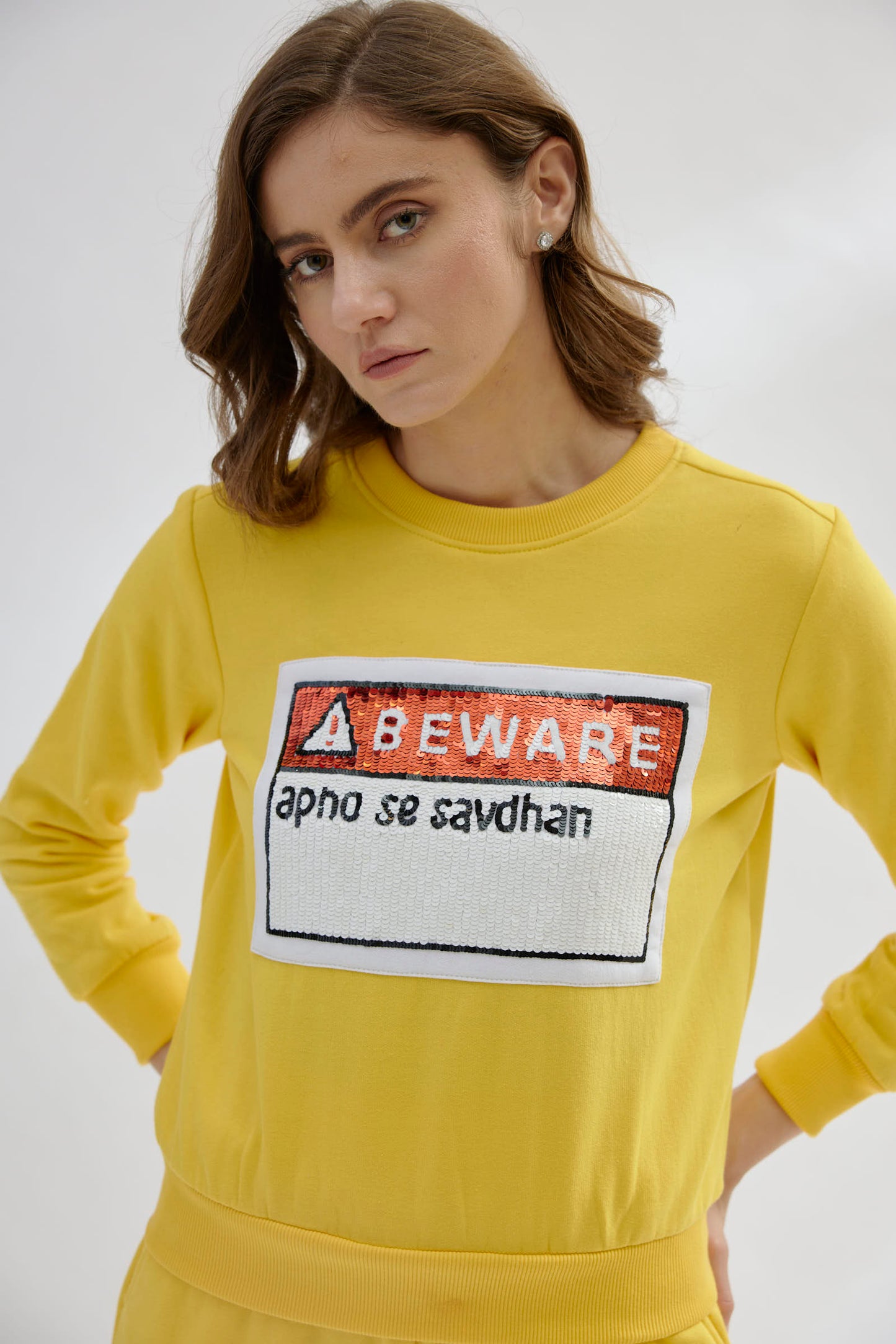 BEWARE! Apno Se Savdhan SWEATSHIRT (Women) | MAIN CHARACTER