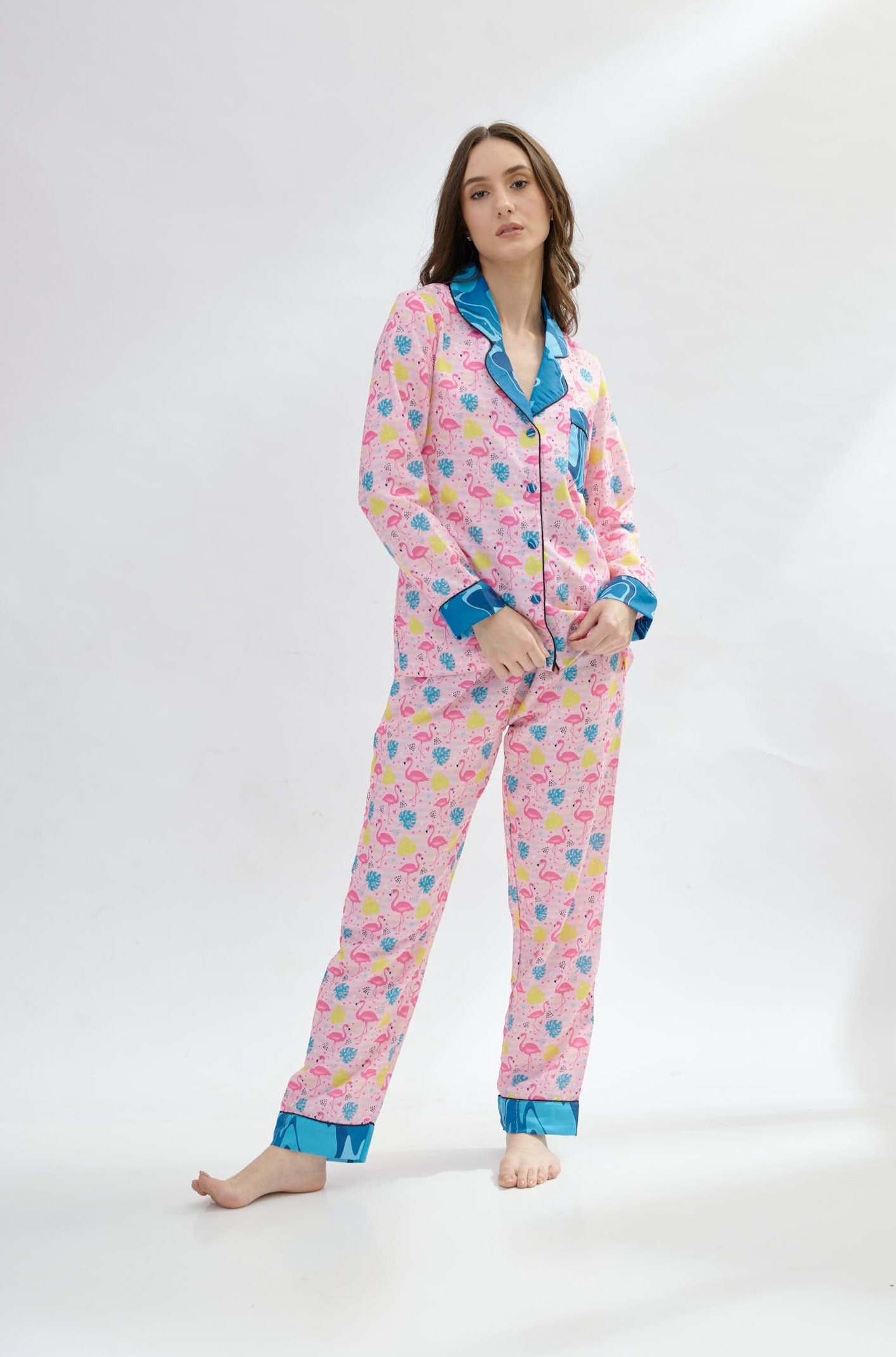 Flamingos Nightwear (Women) | A LIL MIX, A LIL MATCH
