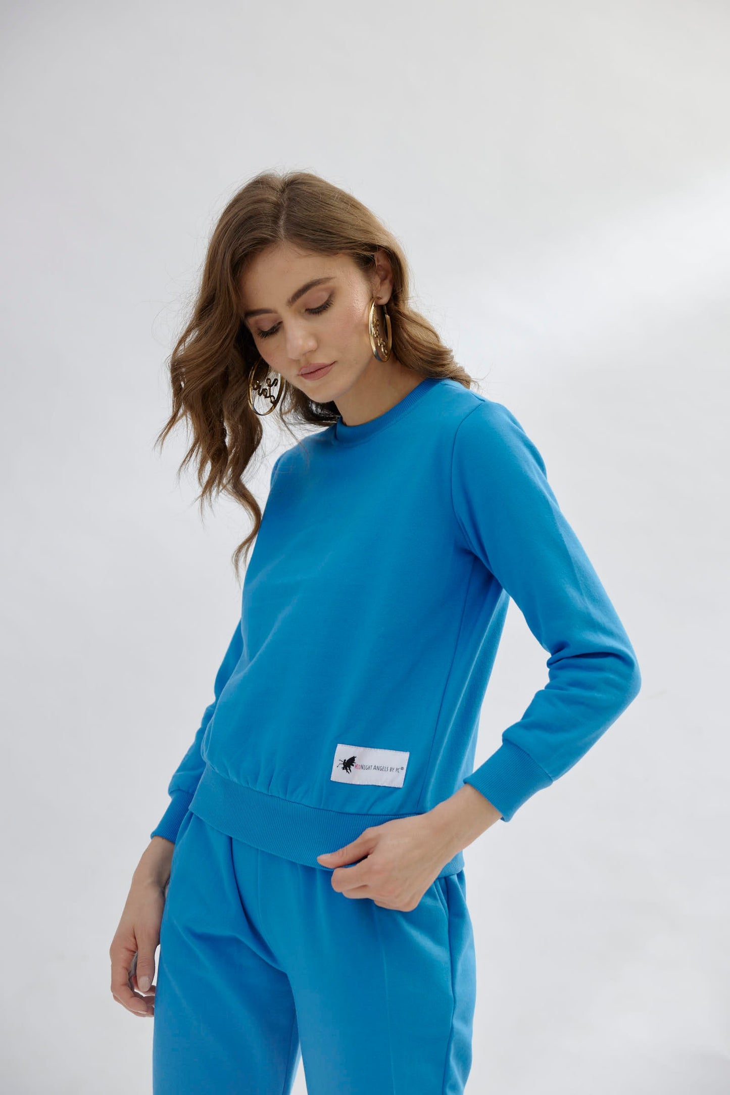 Frisky Blue Sweatshirt Set (Women)