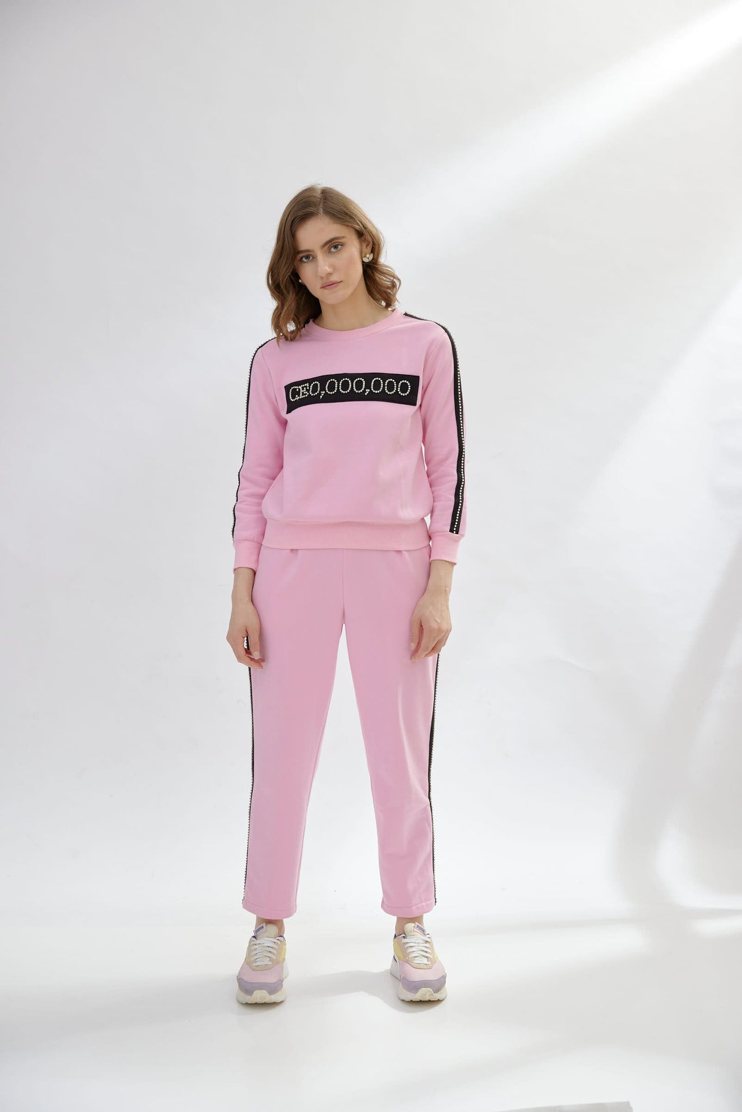 CEO Sweatshirt Set (Women) (Pink) | MAIN CHARACTER