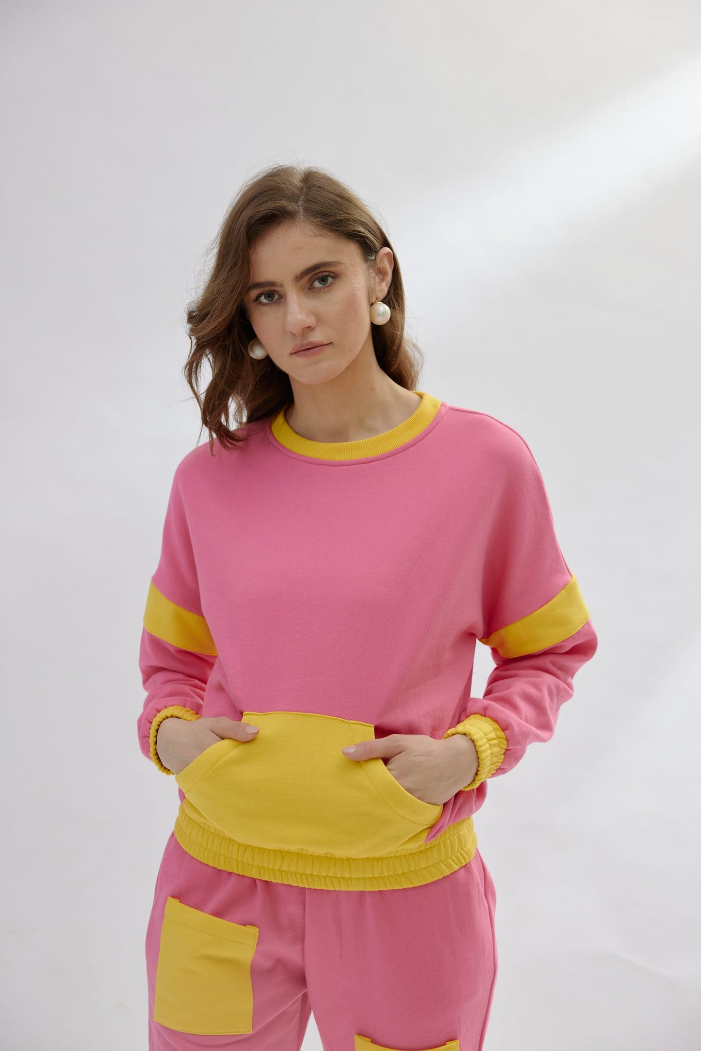 Colour Pop Sweatshirt Set (Women)