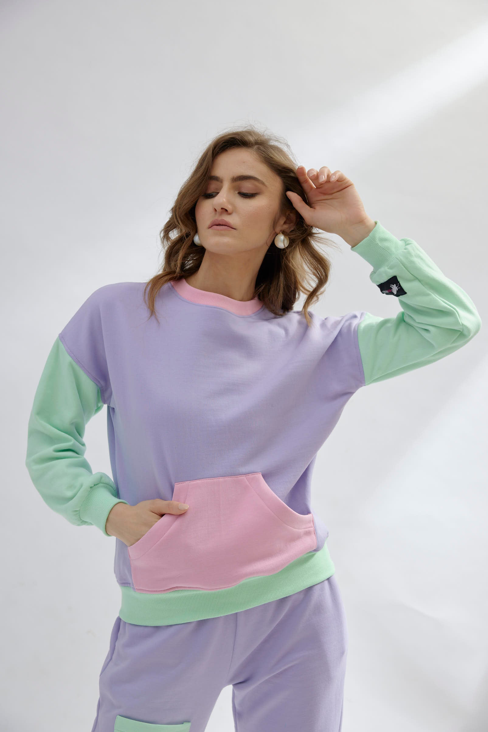 Sweatshirt pastel clearance