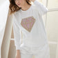 The Bling Diamond Sweatshirt Set (Women) (White) | MAIN CHARACTER
