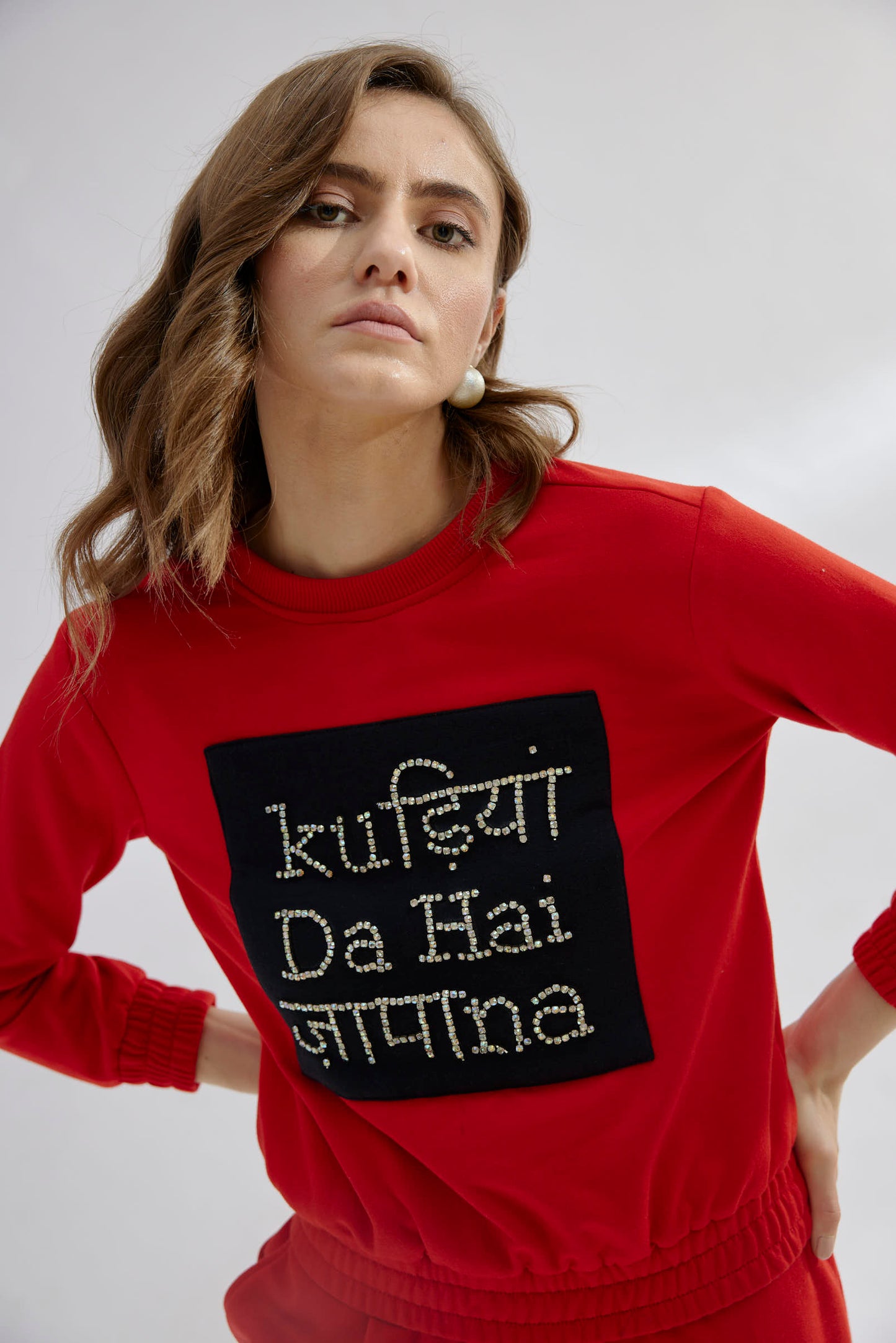 Kudiyan Da Hai Zamana Sweatshirt Set (Women) | MAIN CHARACTER