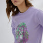 The Sparkling Lioness Sweatshirt Set (Women) (Lilac) | MAIN CHARACTER