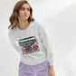 Tape Recorder Sweatshirt Set (Women) (White) | MAIN CHARACTER