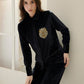 Black Lioness Velvet Nightwear (Women)
