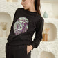 The Sparkling Lioness Sweatshirt Set (Women) (Black)