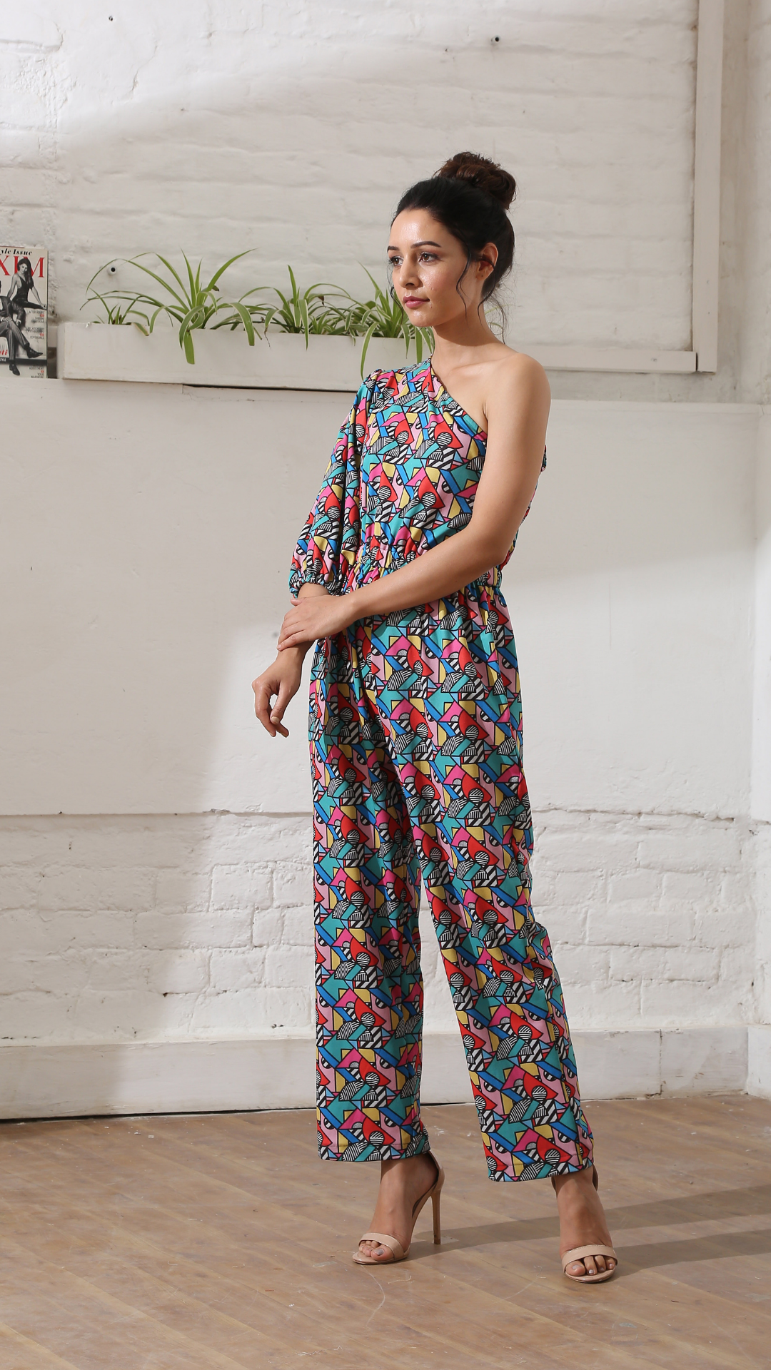 Zick Zack Off Shoulder Jumpsuit (Women)