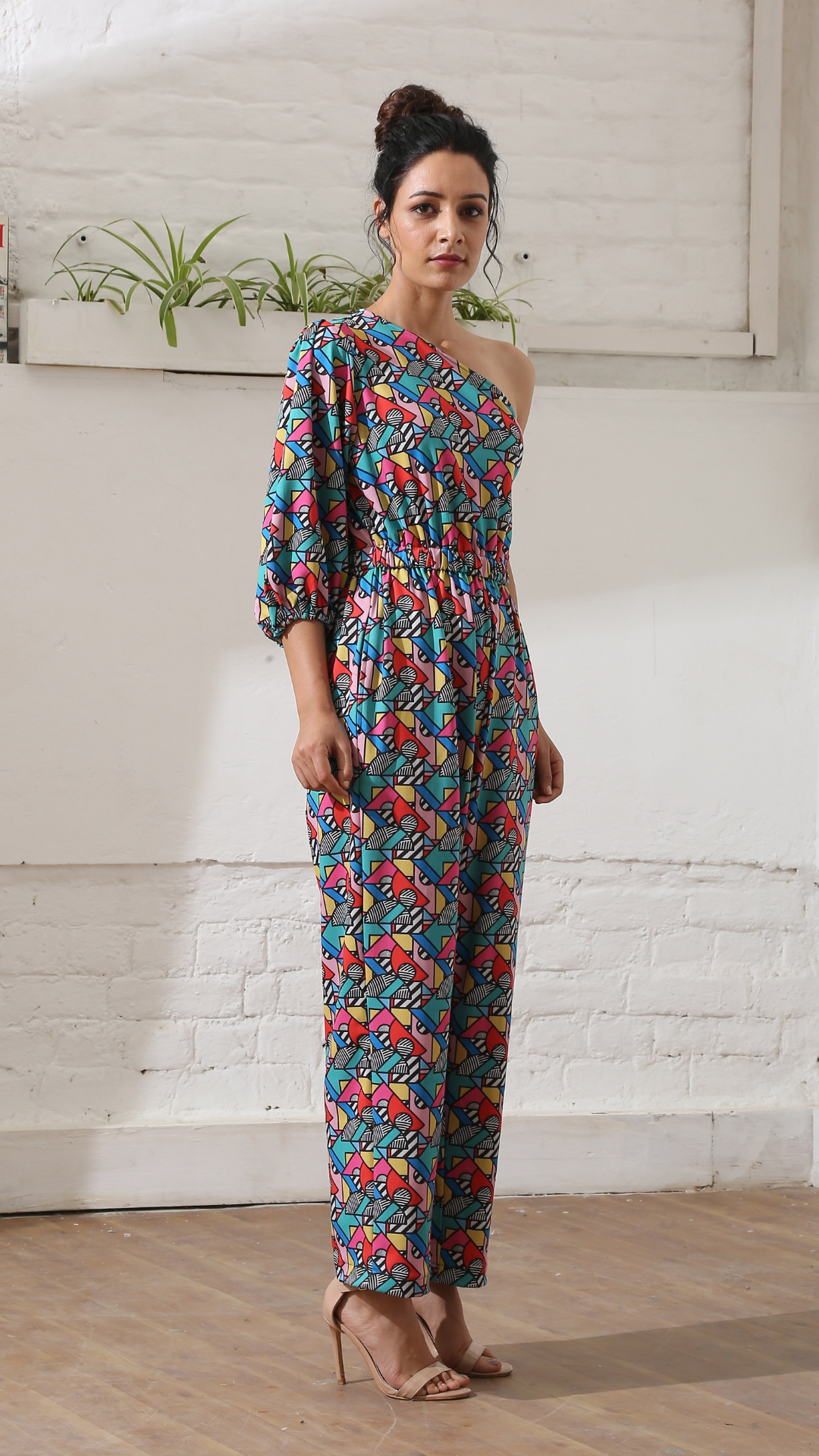 Zick Zack Off Shoulder Jumpsuit (Women)