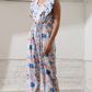 Floral Goddess Frill Jumpsuit (Women)