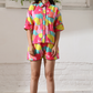 Round Abstract Luxe Shorts Nightwear (Women)