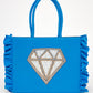The Bling Diamond (Blue) Tote Bag