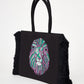 The Sparkling Lioness Tote Bag (Black)