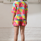 Round Abstract Luxe Shorts Nightwear (Women)