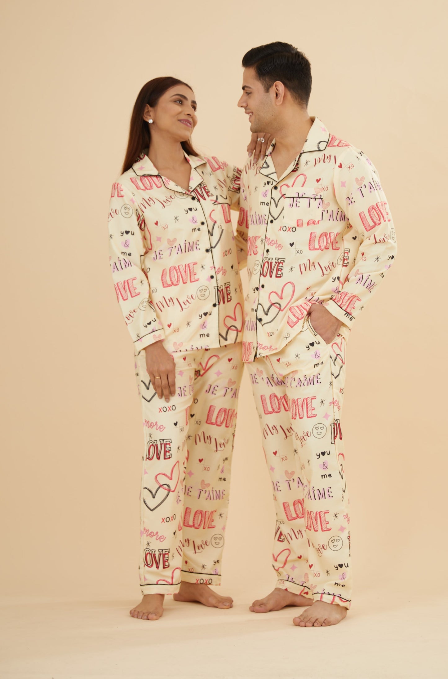 "I Love You" Couple Nightwear