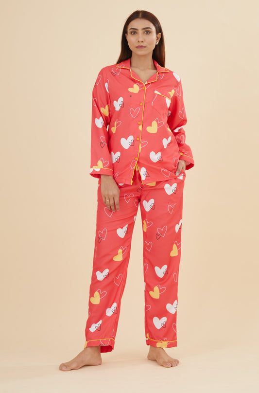 Lets Get LOVIN' (Red) Nightwear (Women)