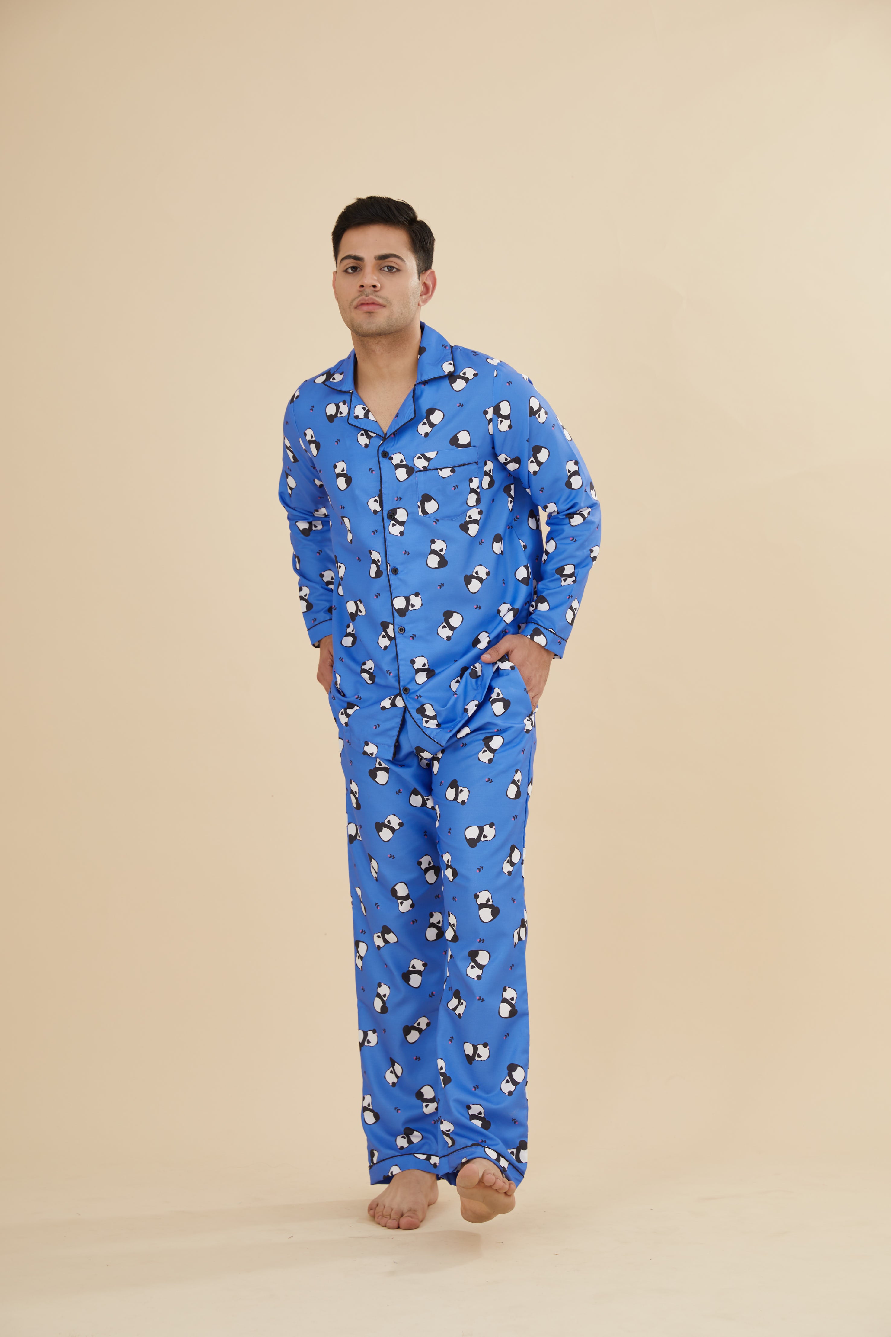 Mens 2025 panda pyjamas