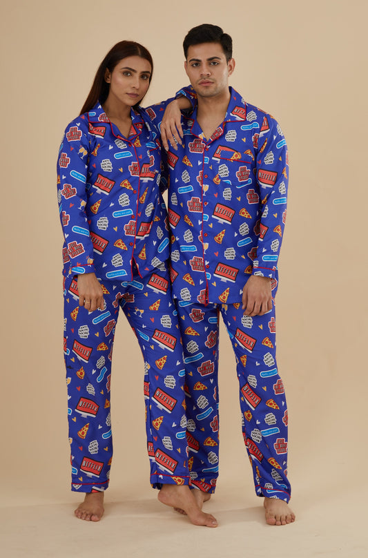 New Chill Time Couple Nightwear
