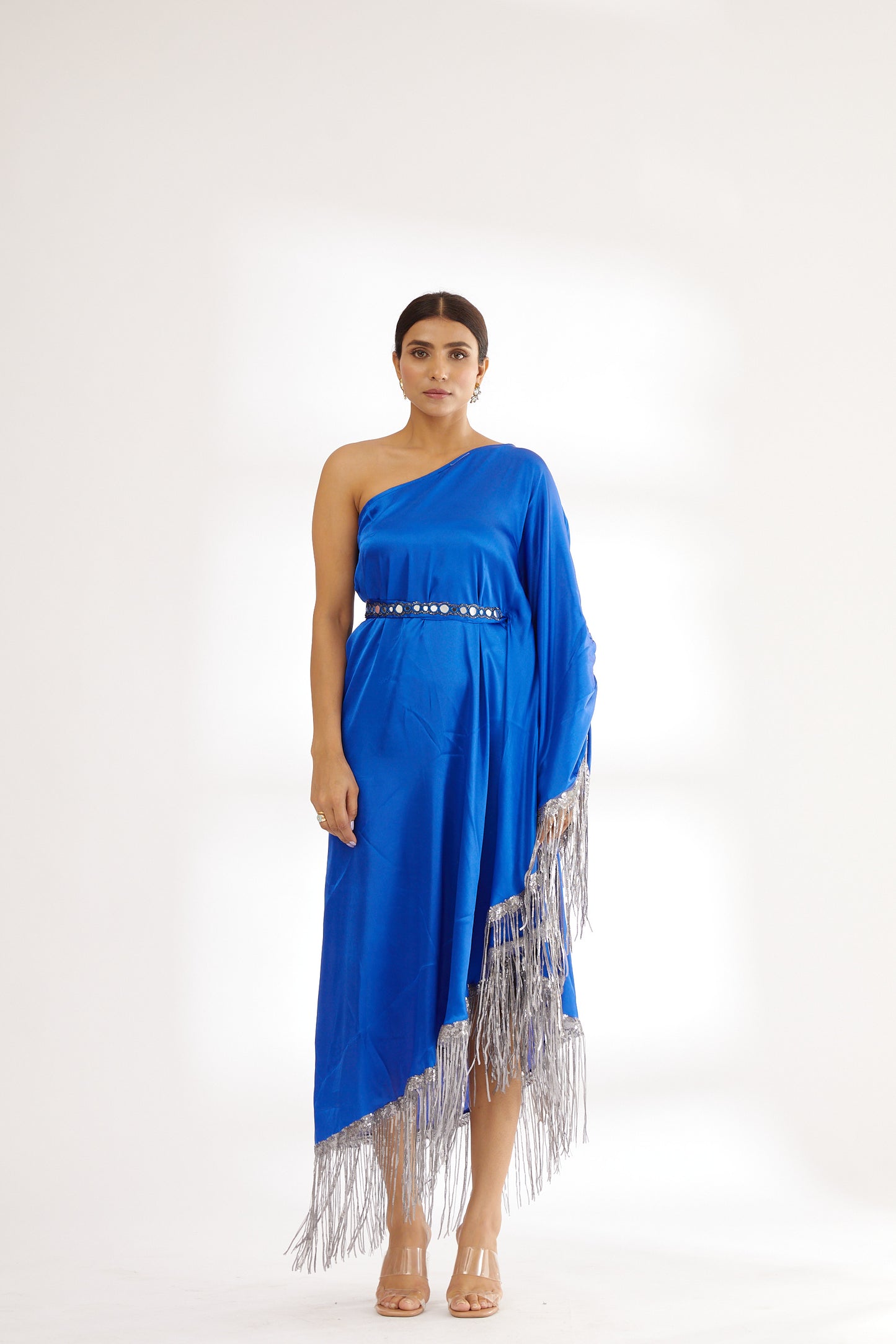 Blue | Sparkling Star | Satin Kaftan