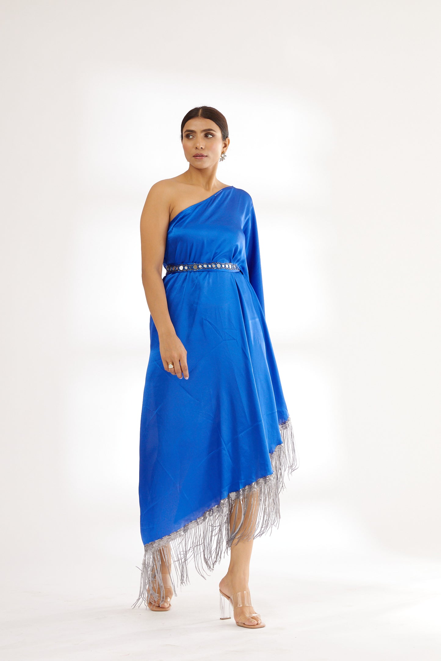 Blue | Sparkling Star | Satin Kaftan