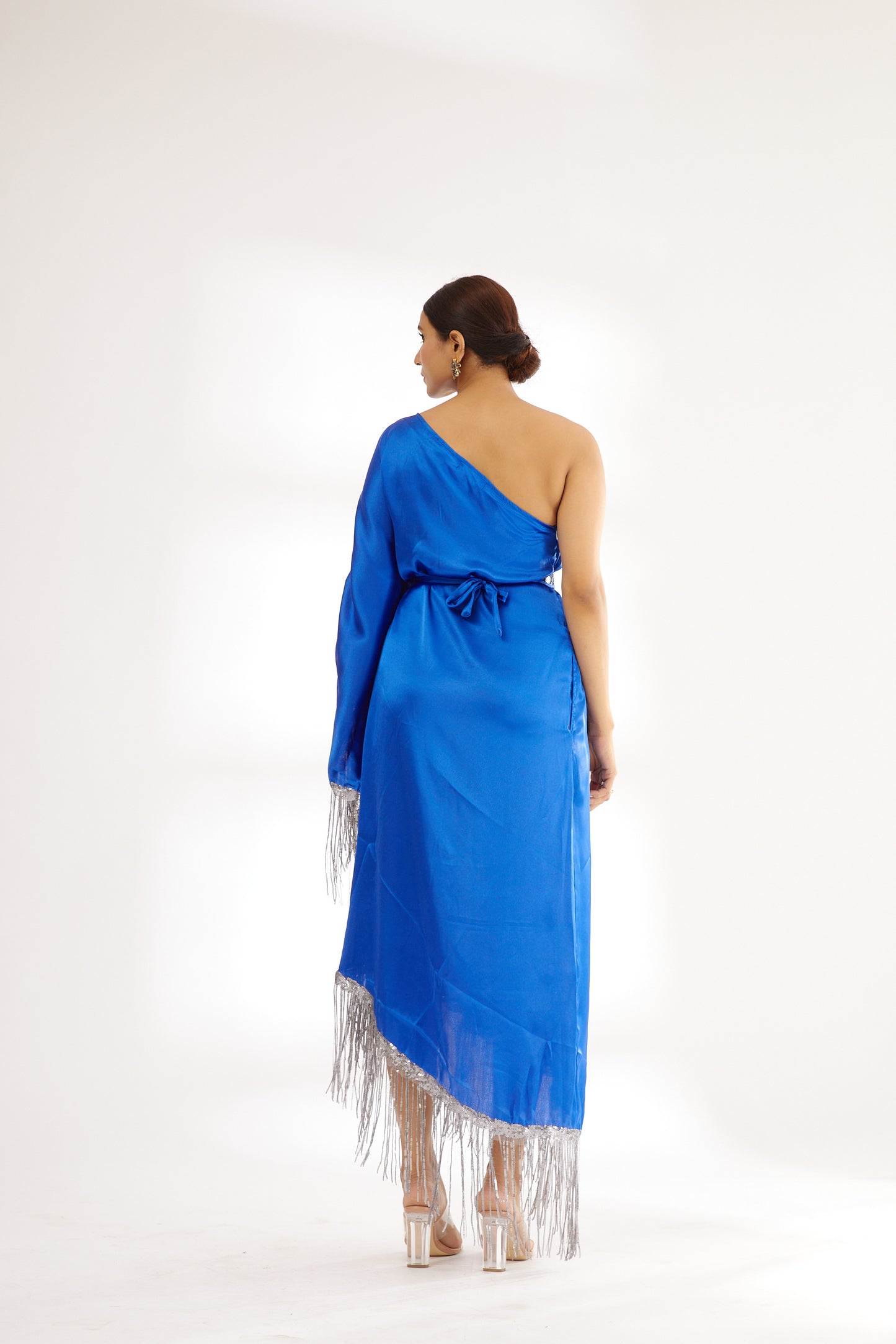 Blue | Sparkling Star | Satin Kaftan