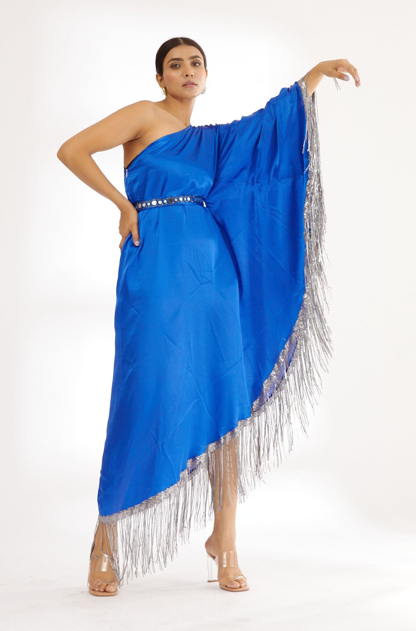 Blue | Sparkling Star | Satin Kaftan