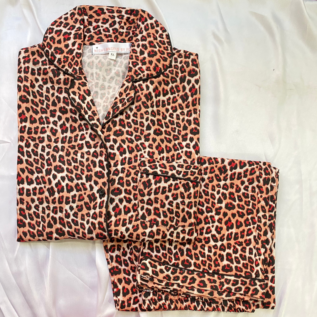 NEW Leopard Half Sleeves Nightwear (Women)