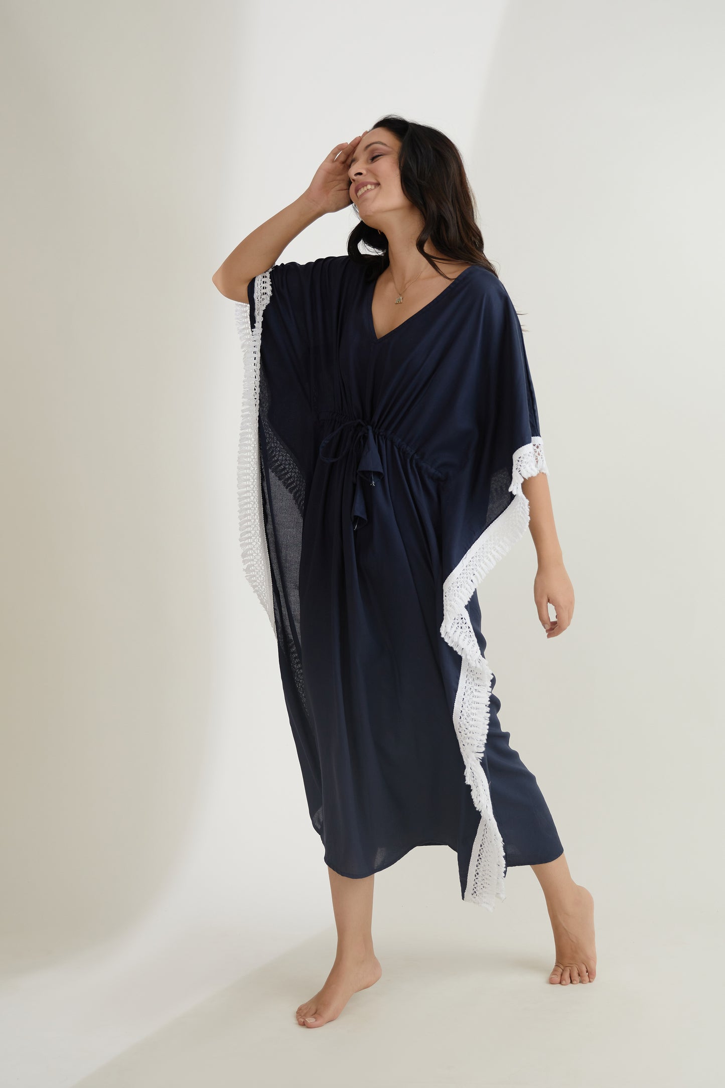 Beach Vibes (Blue) | The Zoey Collection | Classic Kaftan