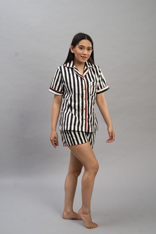 Striped Love Short Set (Women) | S, M, 2XL