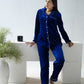 Royal Blue Velvet Nightwear (Women)
