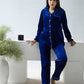 Royal Blue Velvet Nightwear (Women)