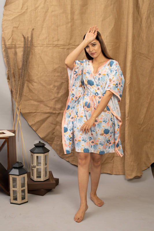 Floral Goddess | The Zoey Collection | Printed Kaftan