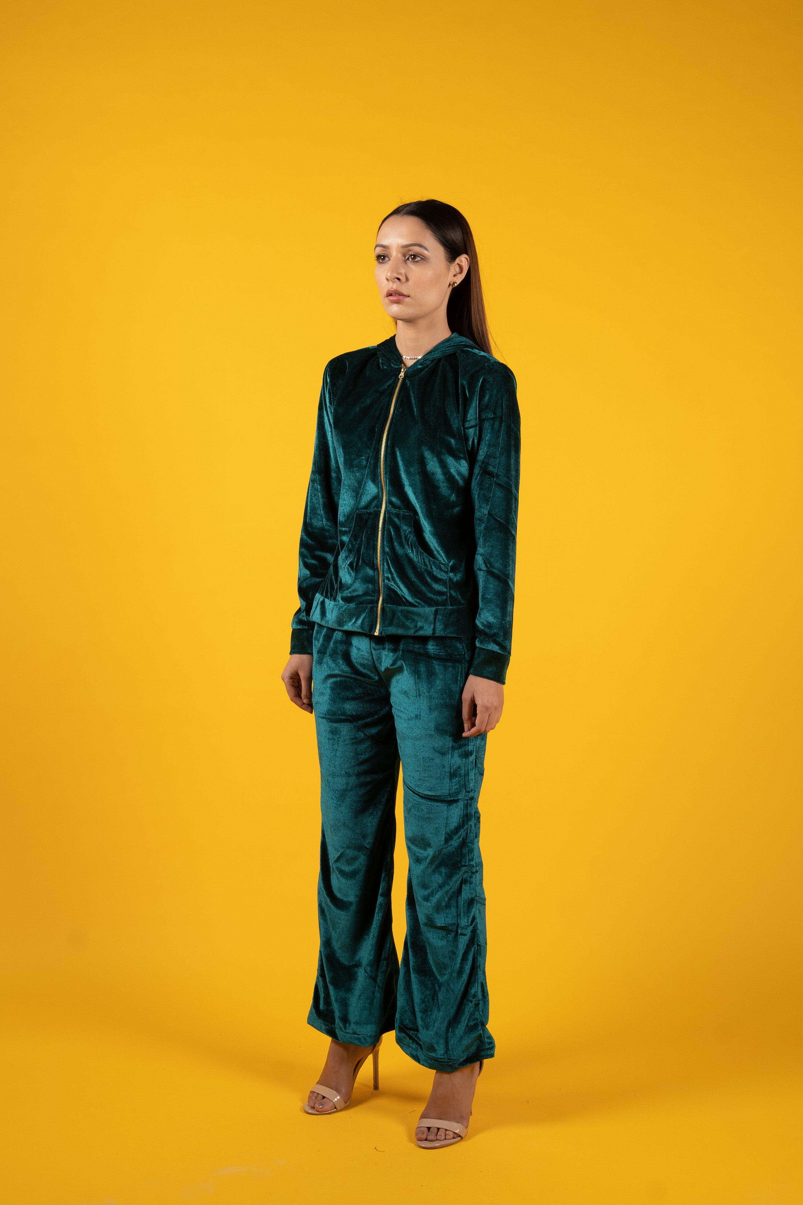 Teal best sale tracksuit womens