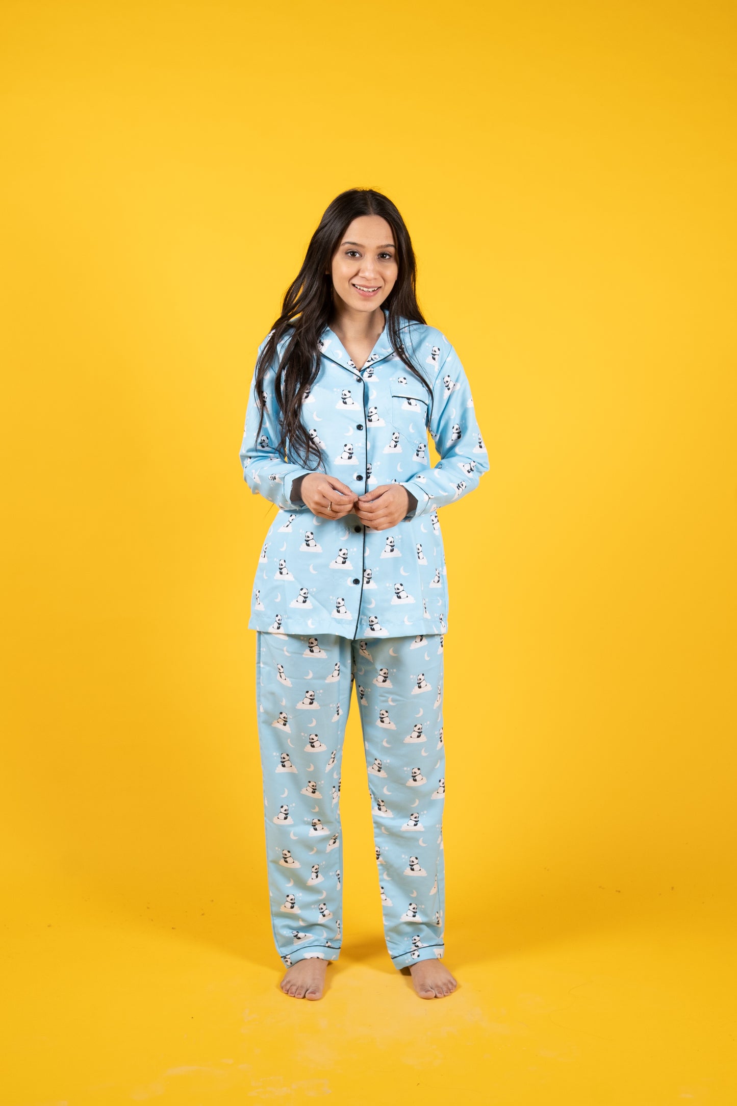 Cloud 9 Panda Nightwear (Half Sleeves) (Women)