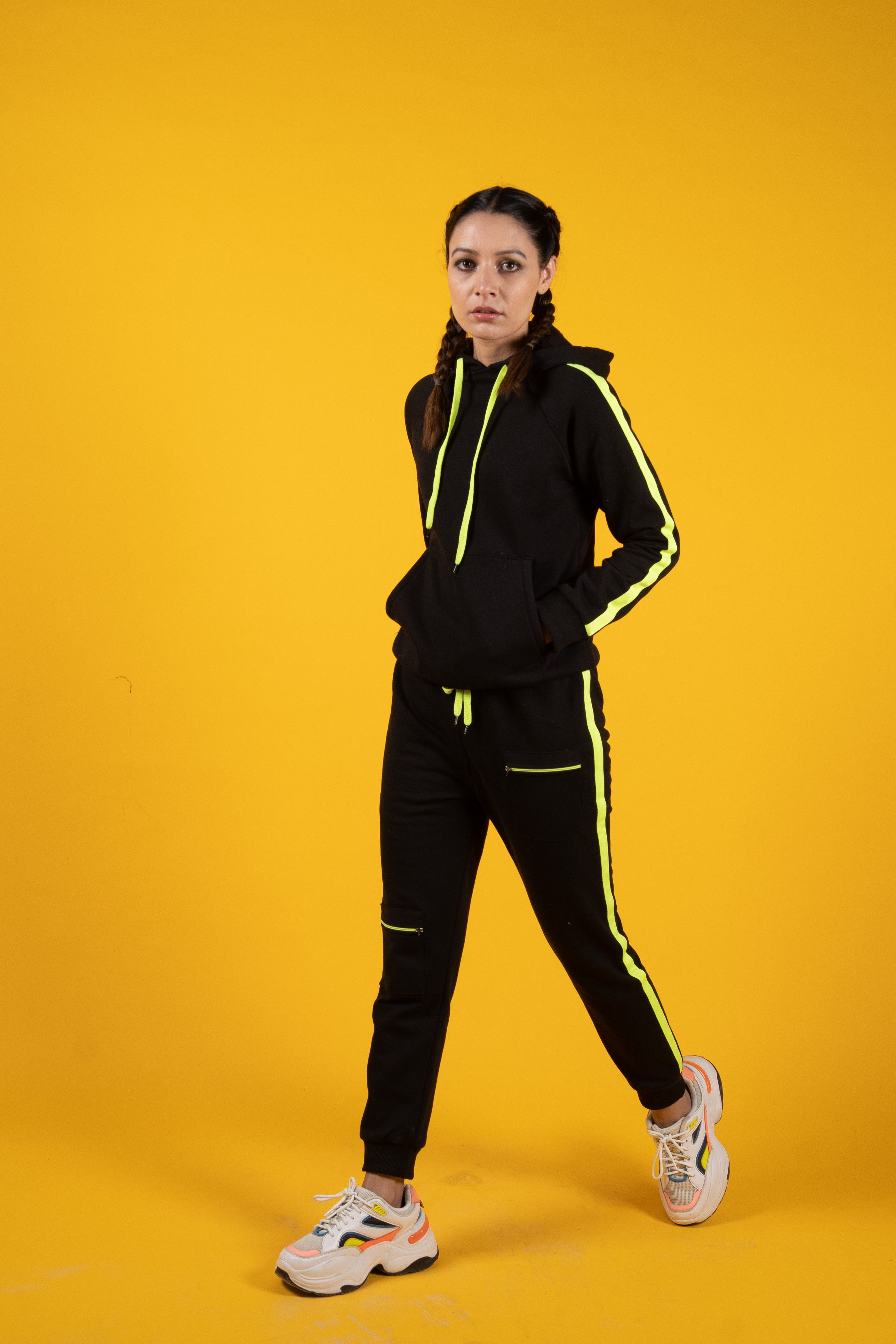 Neon best sale jogger set