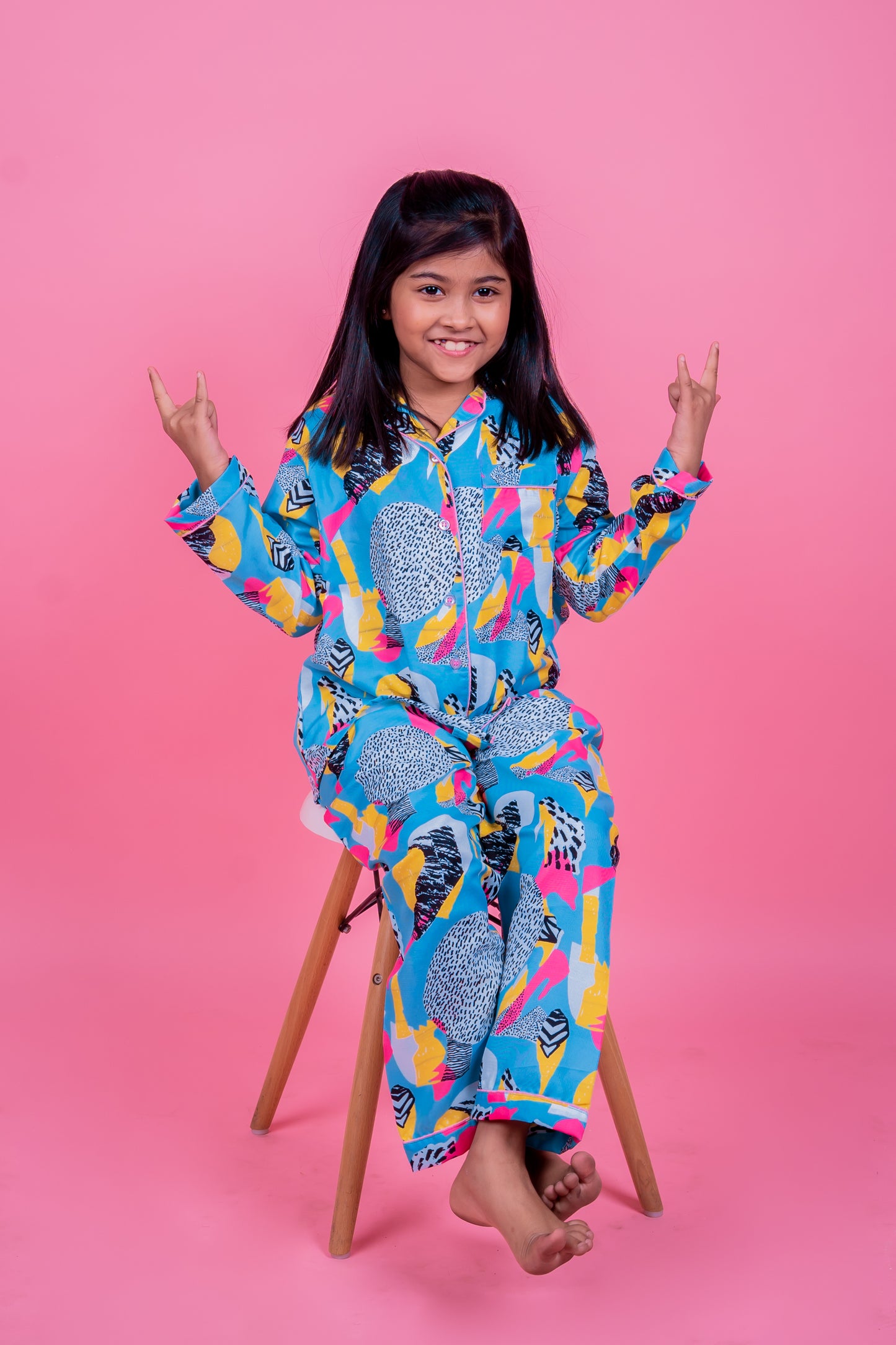 Quirky Abstract Kids Unisex Nightwear